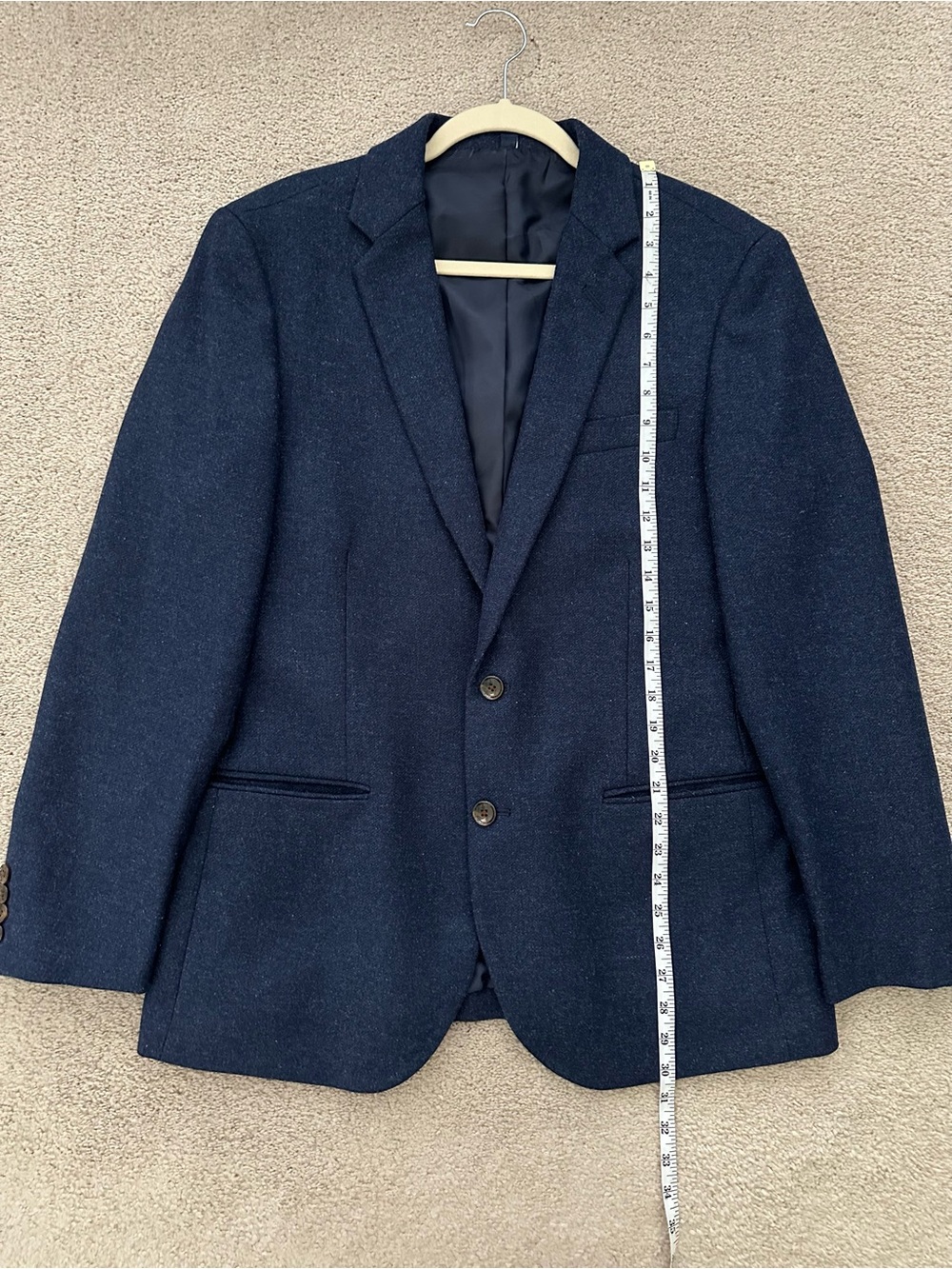 J. Crew Wool Thompson Blazer in Navy Blue - Fall / Office / Tailored - Picture 10 of 15